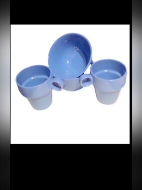 IKEA cup and bowl set 4 piece NWT